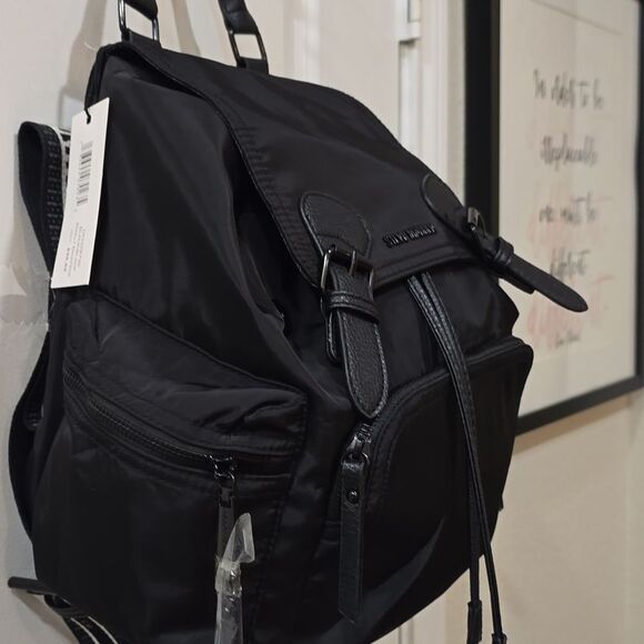 Steve Madden BSolly Backpack- Black/Black main image 4